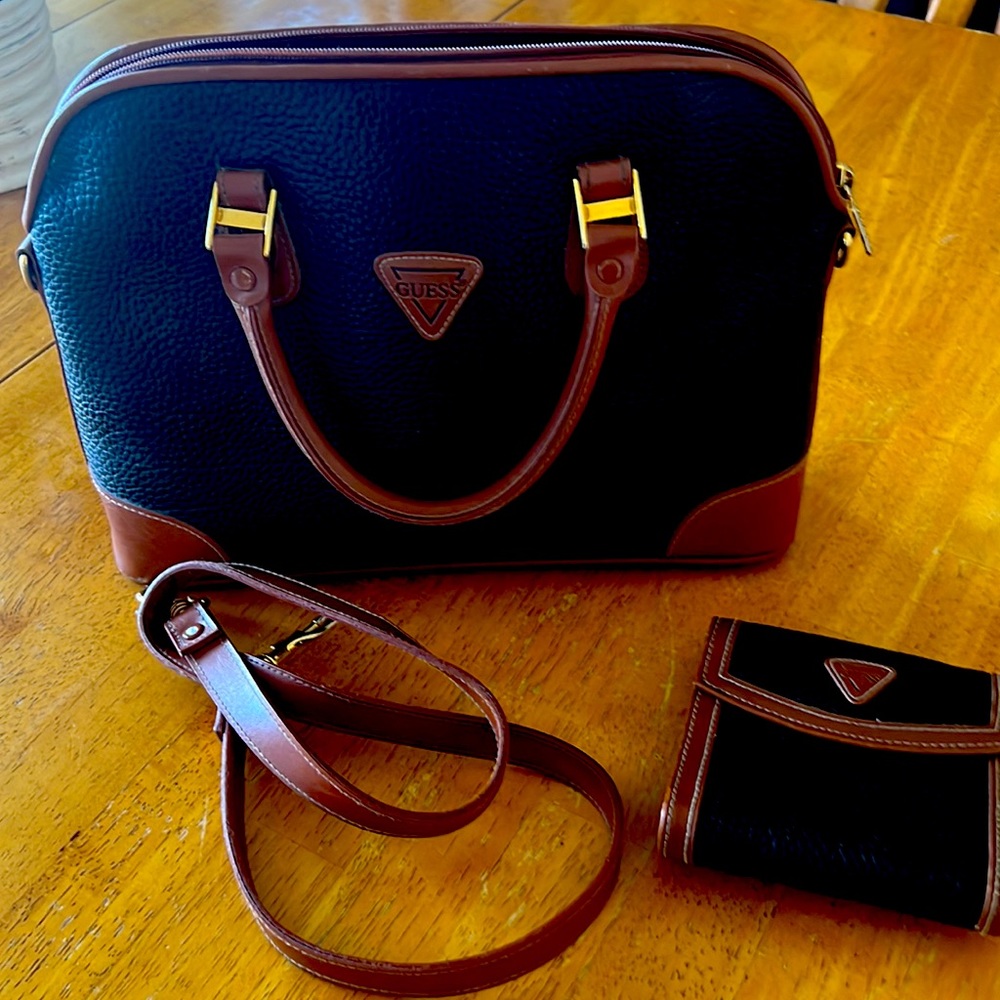 Guess handbag ( with matching wallet included Free)